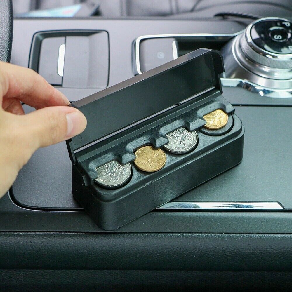 Car Coin Holder Easy Access Loose Change Storage - detail