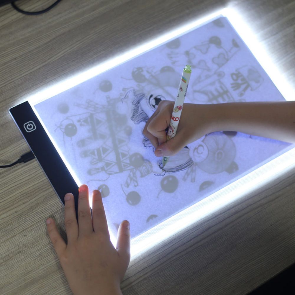 A4 A5 Ultra-Thin LED Drawing Tablet for Tracing & Sketching - alternate angle