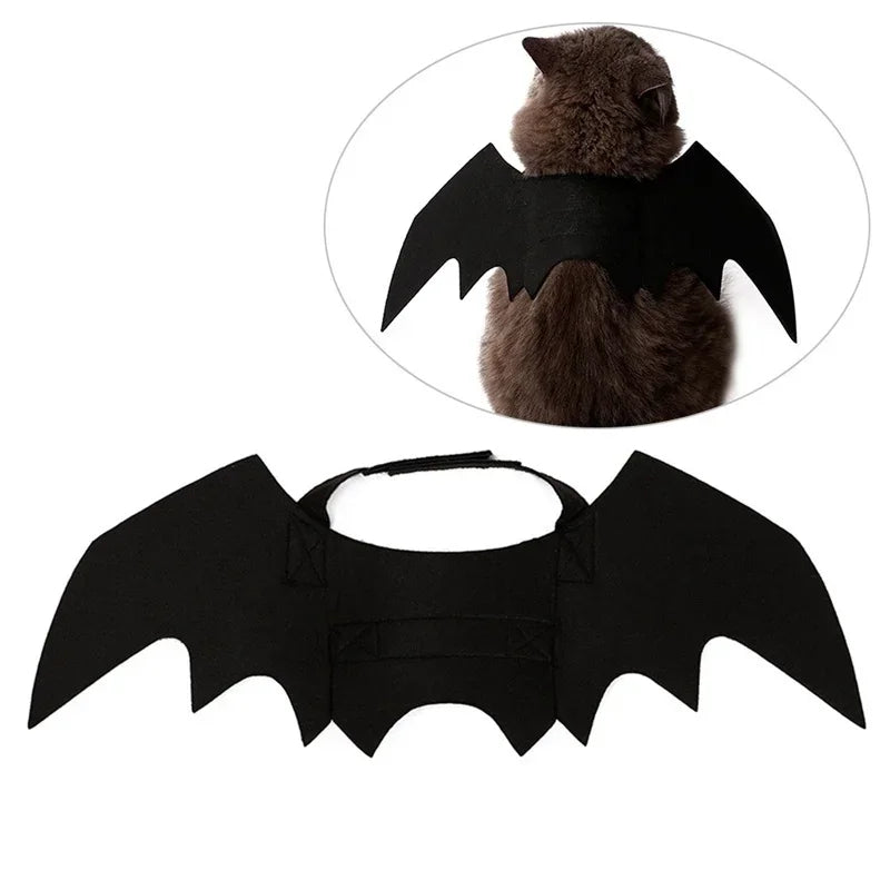Bat Wing Halloween Costume for Pets - alternate angle