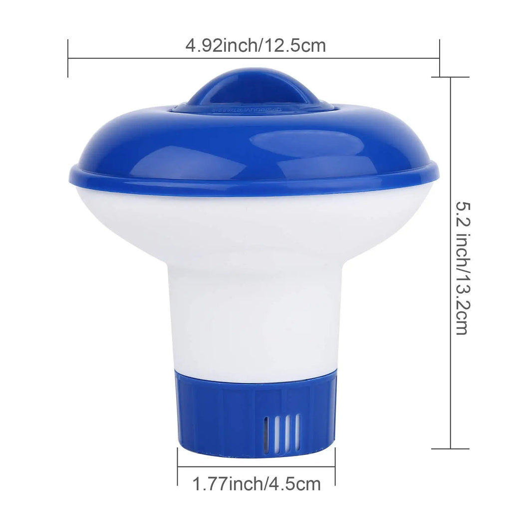 Adjustable Pool Chlorine Floater - in use