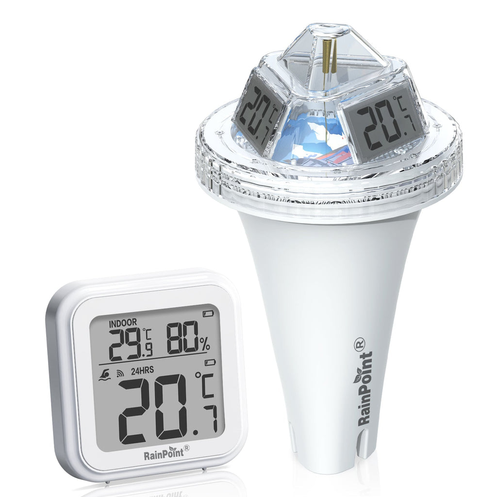 Wireless Pool Thermometer - Accurate Swimming Pool & Pond Temperature Monitor, Wireless
