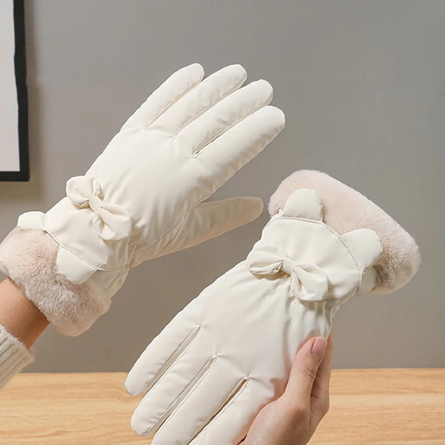 Elegant Touchscreen Winter Gloves for Women - alternate angle