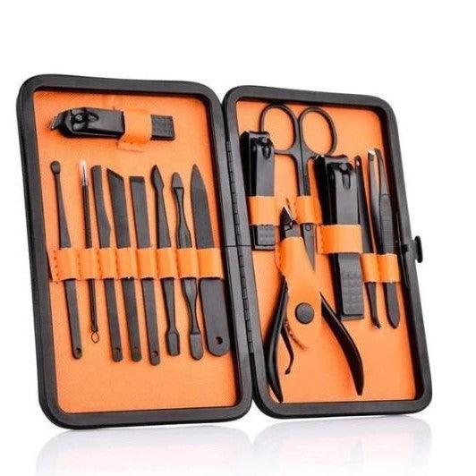 15 Piece Professional Manicure Set With Travel Case - alternate angle