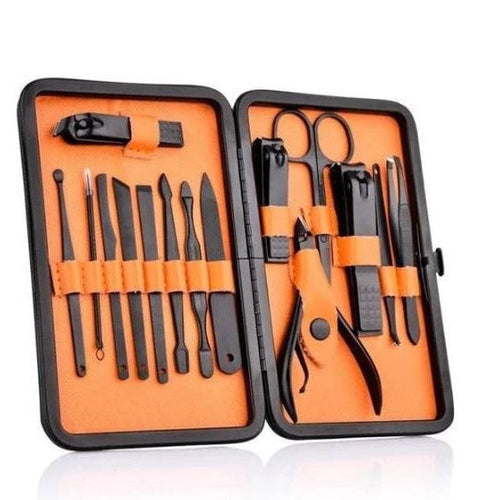 15 Piece Professional Manicure Set With Travel Case - alternate angle