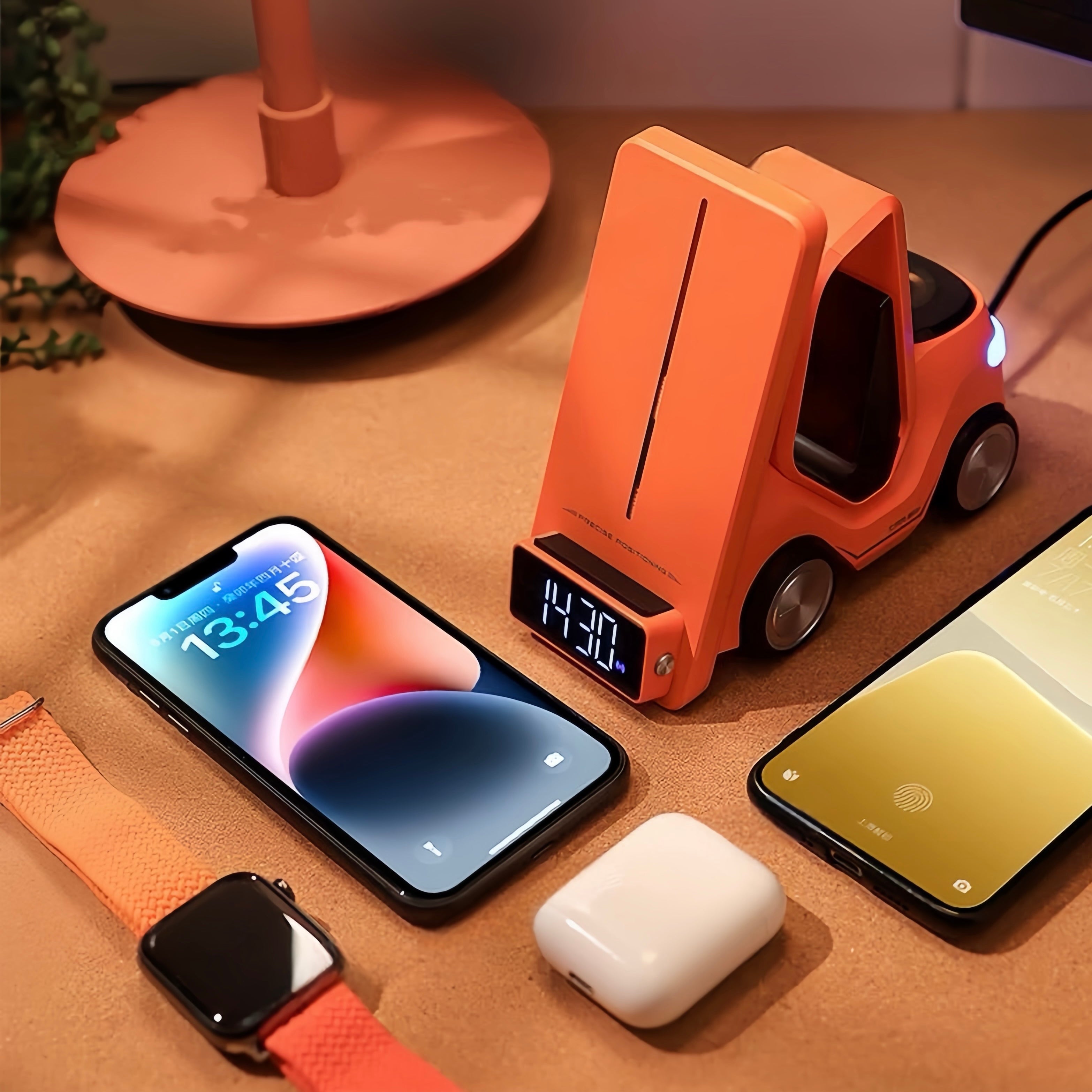 4 in 1 Forklift Fast Wireless Charging Station Dock for iPhone,, Wireless, iPhone - detail