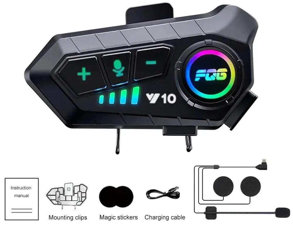 Bluetooth For Motorcycle Helmet - alternate angle