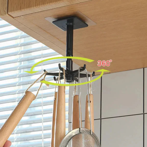 360 degrees Rotating Self-Adhesive Utility Hook - detail