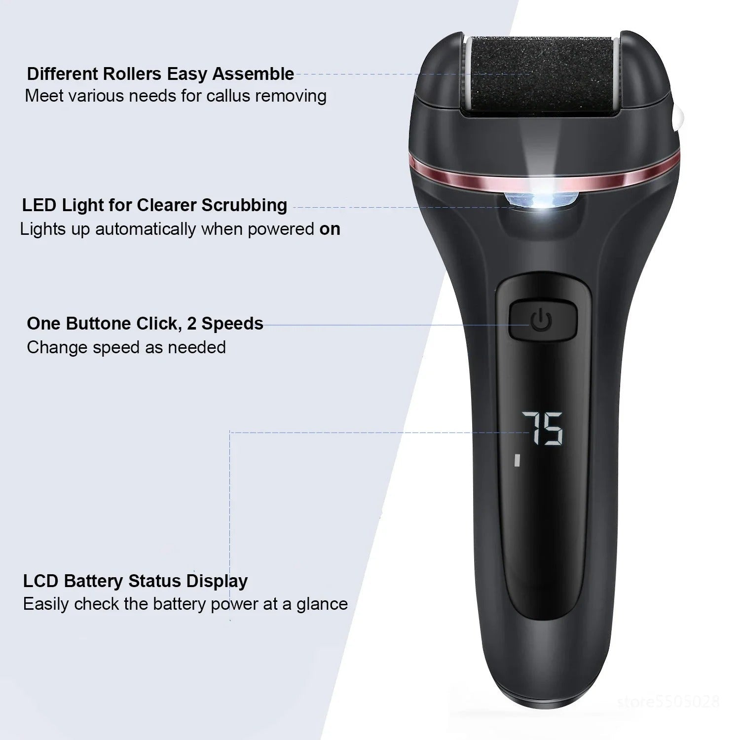 Electric Callus Remover - detail