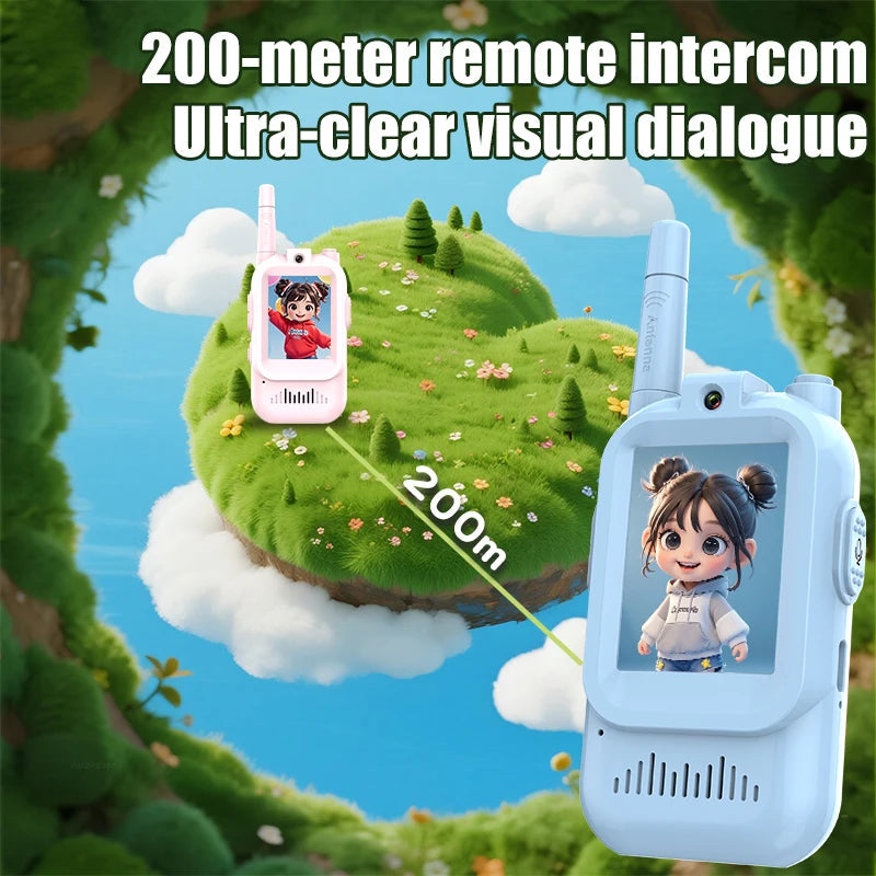 Childrens 2 Pack Video Walkie Talkie - alternate angle