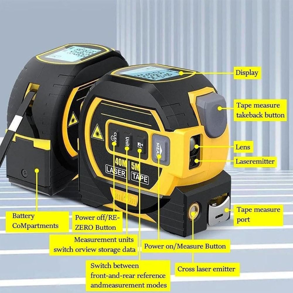 3 In 1 Infrared Laser Tape - in use