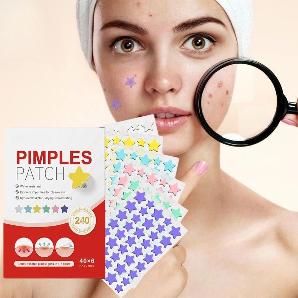 240 Pcs Cute Colorful Pimple Patches - detail