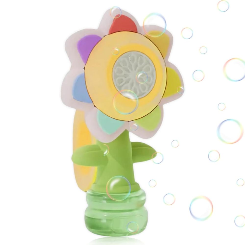 Dancing Sunflower LED Bubble Maker Toy - detail