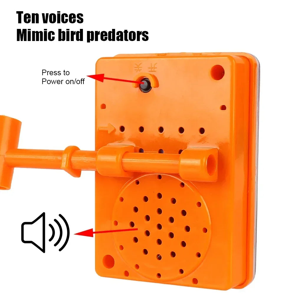 360 degrees Solar-Powered Reflective Bird Repeller - in use