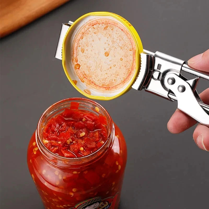 Adjustable Stainless Steel Multi Function Jar Opener - detail