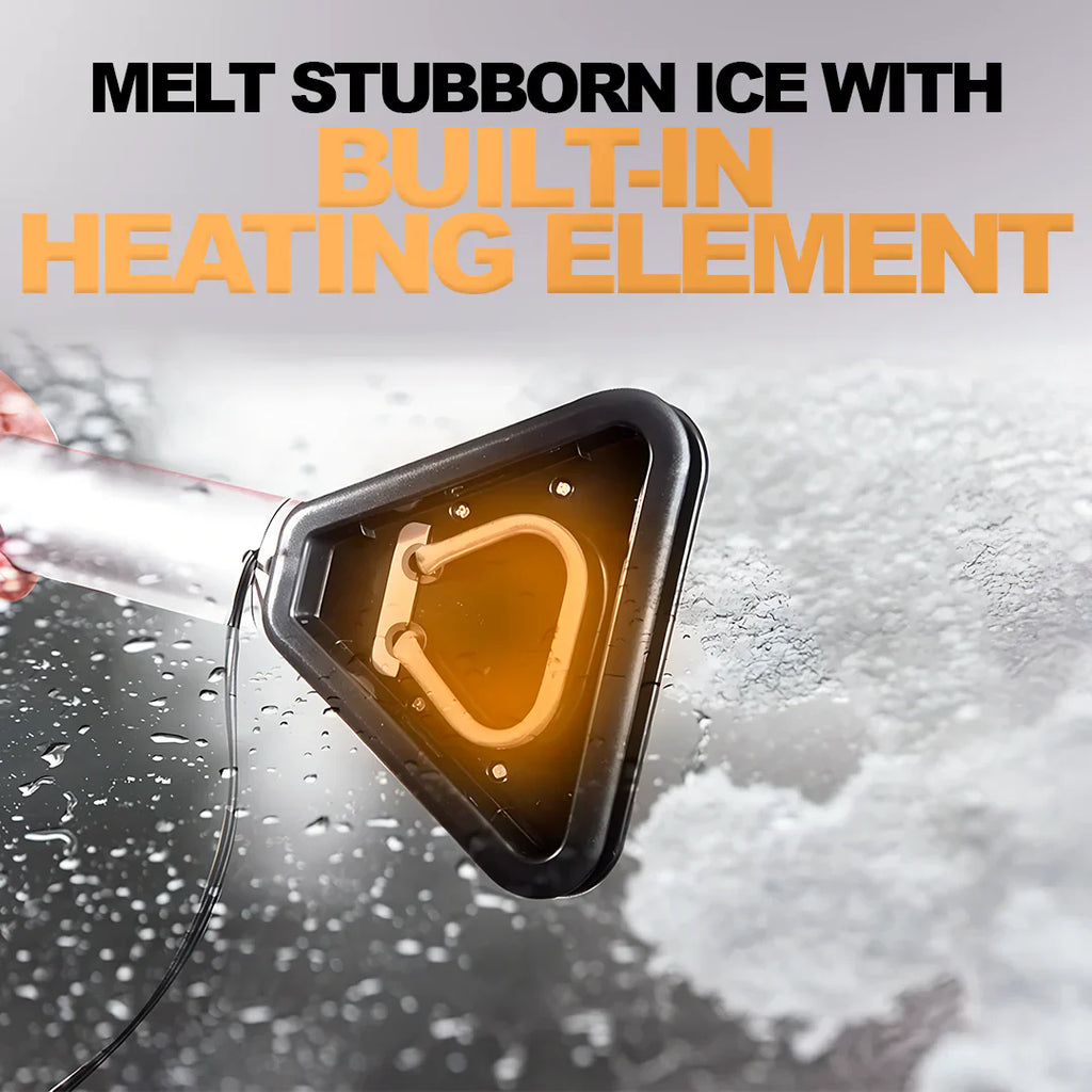 Electric Heated Ice Scraper - detail