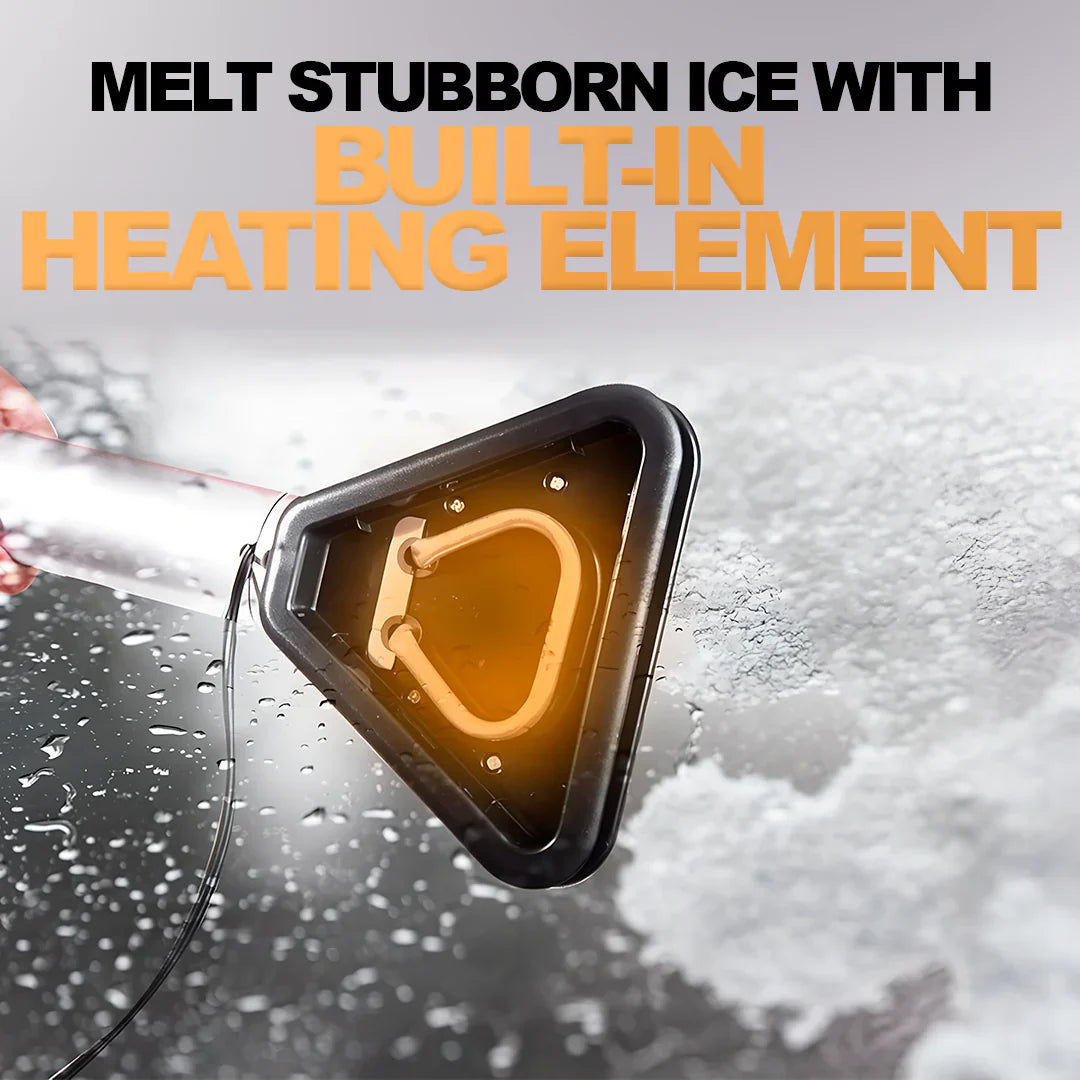 Electric Heated Ice Scraper - detail