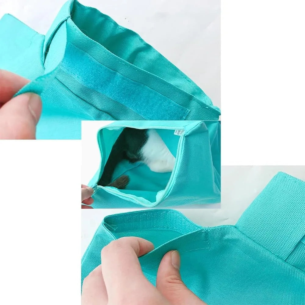 Anti Scratching Travel Cat Carrier Pouch - detail