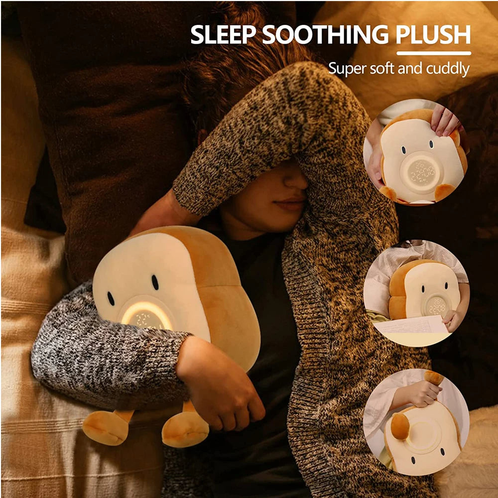 Alarm Clock Plushie with Night Light - alternate angle