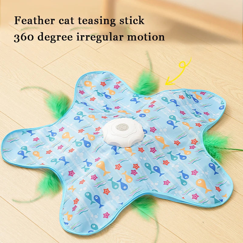 Automatic Hide and Seek Interactive Cat Toy - detail