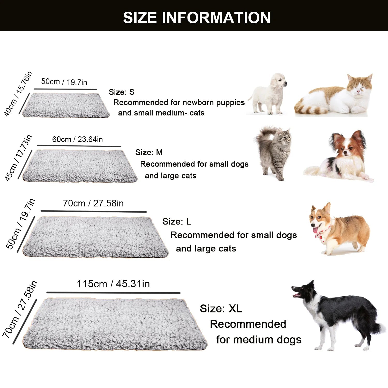 Cat Heating Pad and Dog Warming Pad - detail