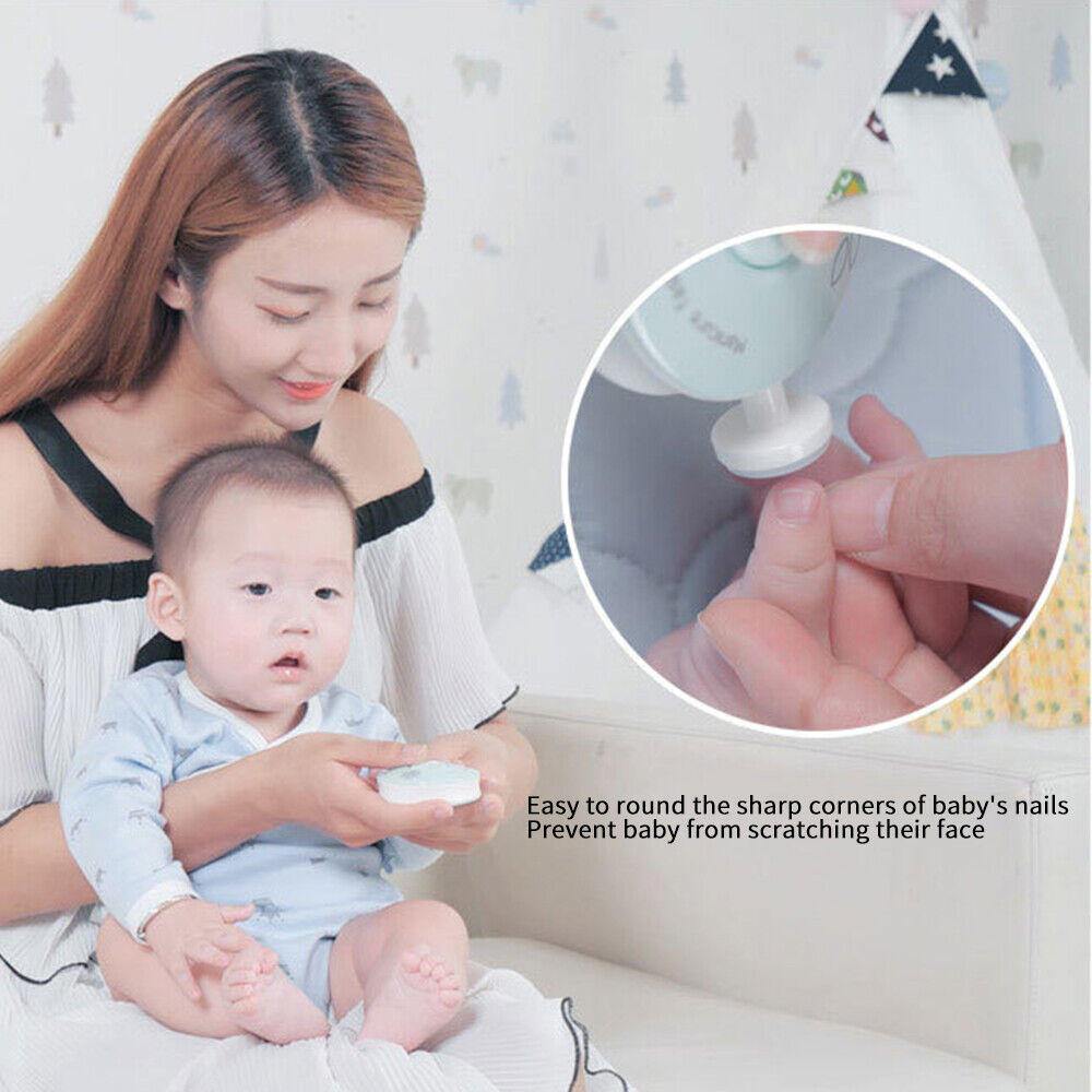 Baby Nail Trimmer with 6 Grinding Heads - detail