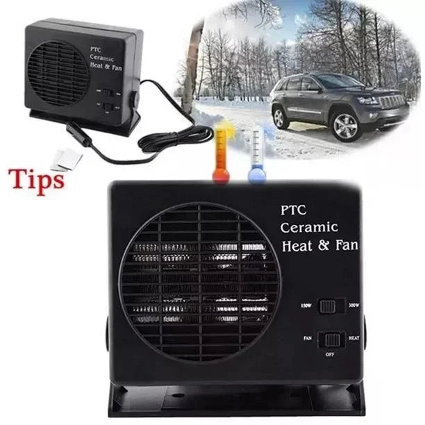 Car Heater 150W 300W 12V Ceramic Car Fan Heater - detail