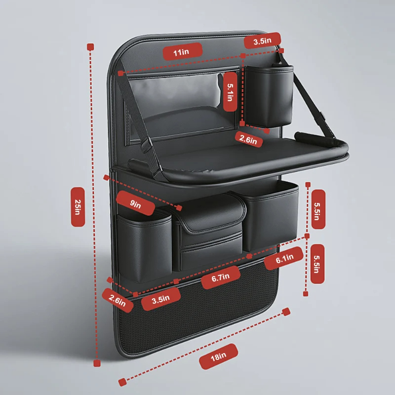 Car Back Seat Organizer With Tablet Holder - detail