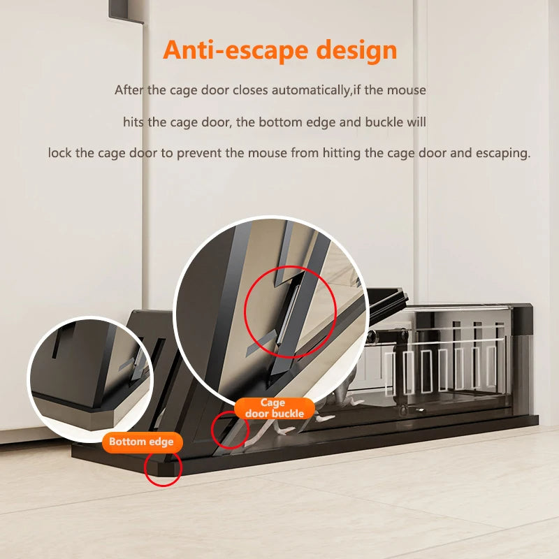 Automatic Mouse Trap Cage with Sensitive Trigger - in use