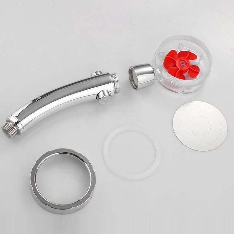 360 degrees Rotatable High-Pressure Shower Head with Adjustable Spray - in use