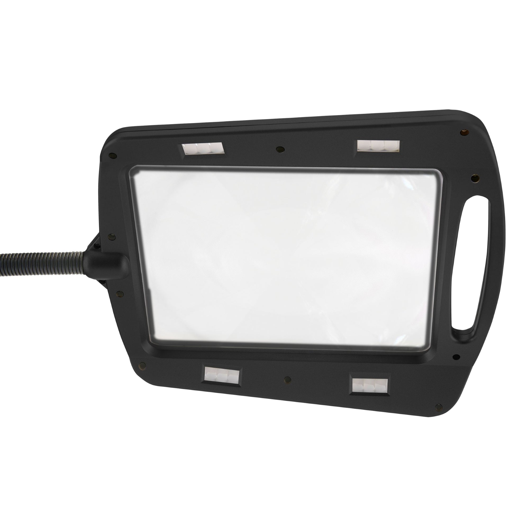 Daylight24 Full Page Magnifier Floor Lamp - Black Finish - alternate angle