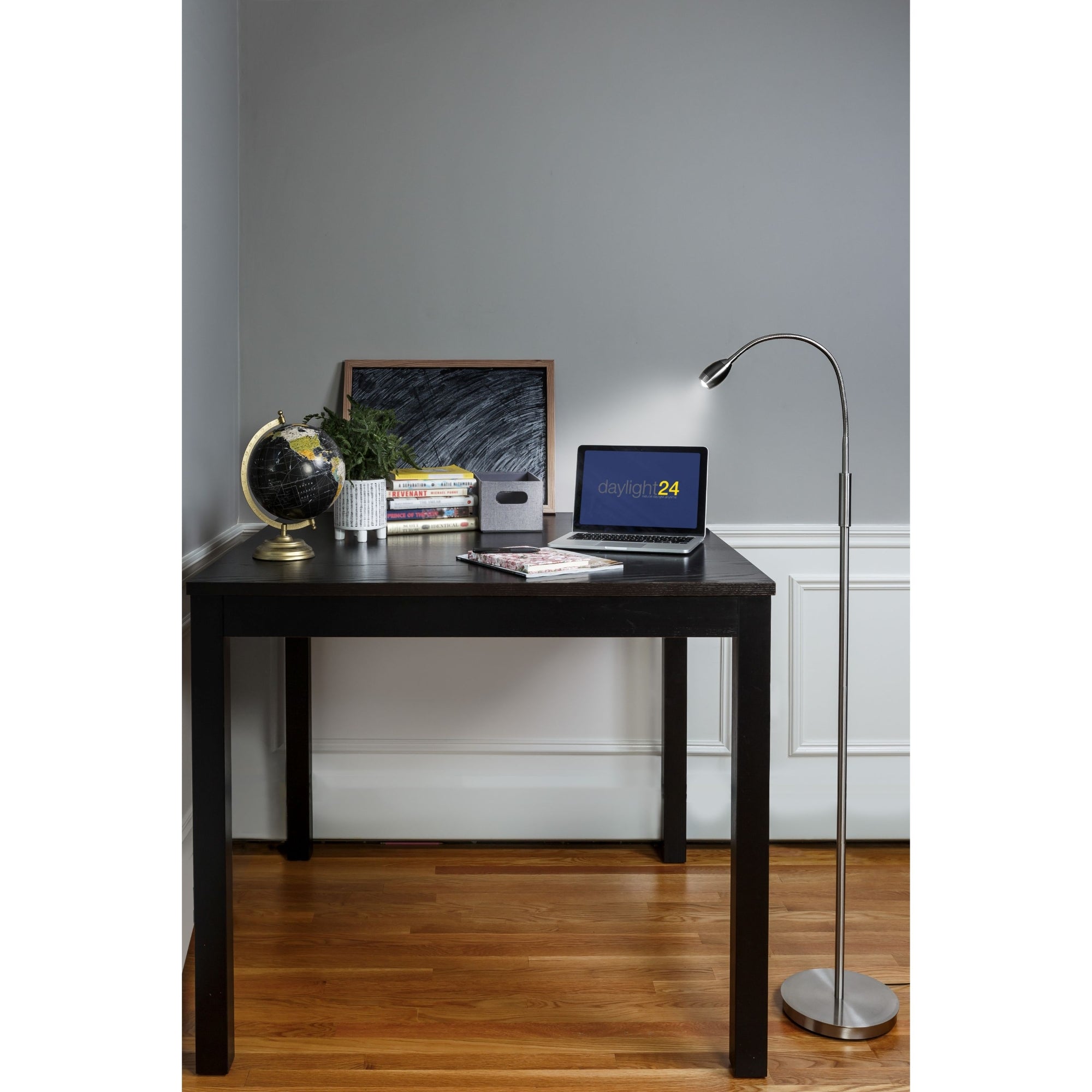 Natural Daylight LED Adjustable Beam Floor Lamp, Adjustable - in use