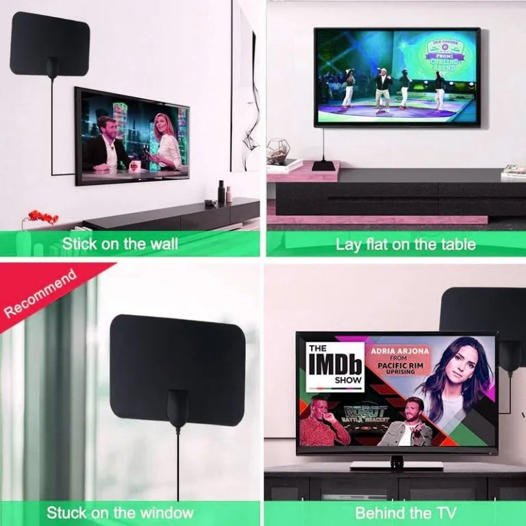 Indoor TV Antenna - For Powerful Signal Reception - alternate angle