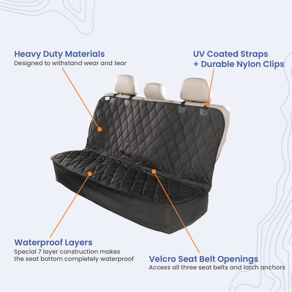 Dog Rear Seat Cover - detail