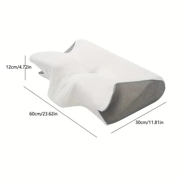 Butterfly Shape Pillow with Armrests - Ideal for Side and Back Sleepers - detail