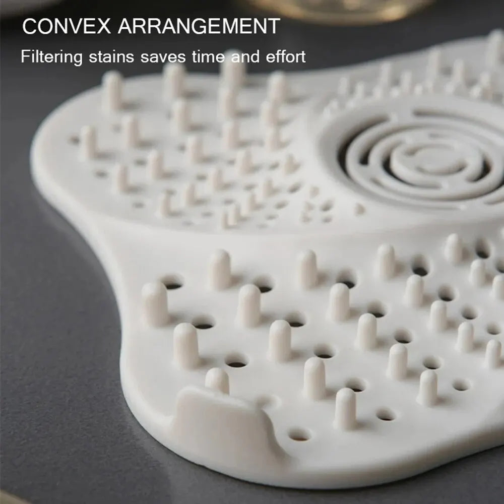 Anti Blocking Spiral Shower Drain Hair Catcher - detail