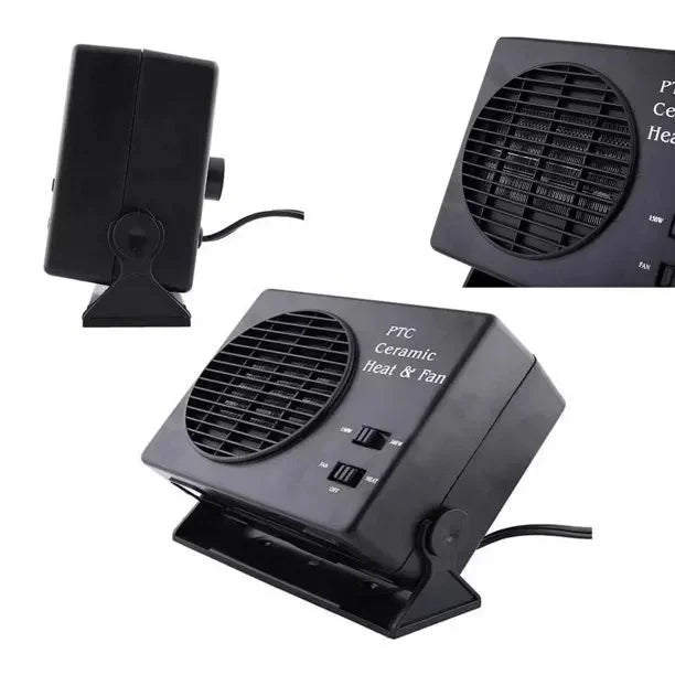 Car Heater 150W 300W 12V Ceramic Car Fan Heater - in use