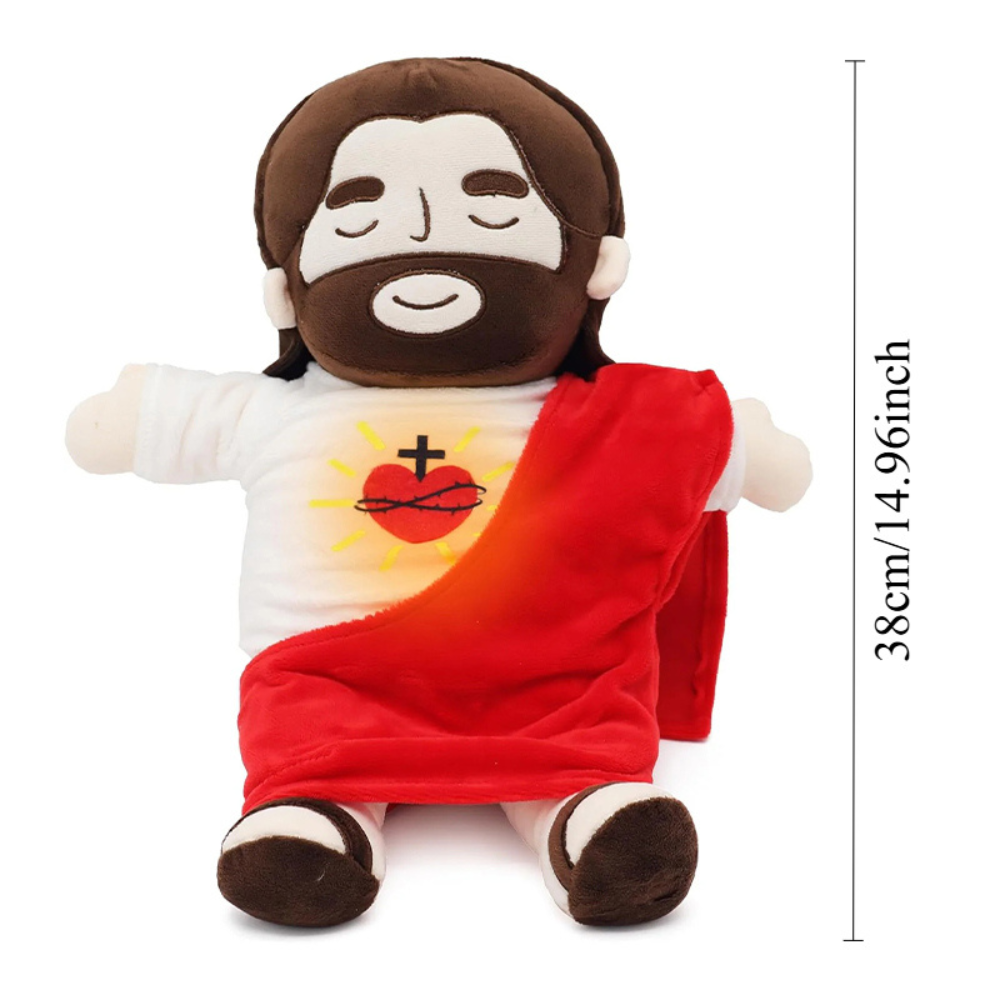Breathing Jesus Soothing Plushie for Sleep Aid - detail