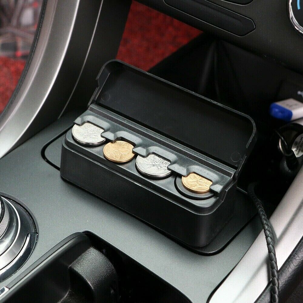 Car Coin Holder Easy Access Loose Change Storage - detail