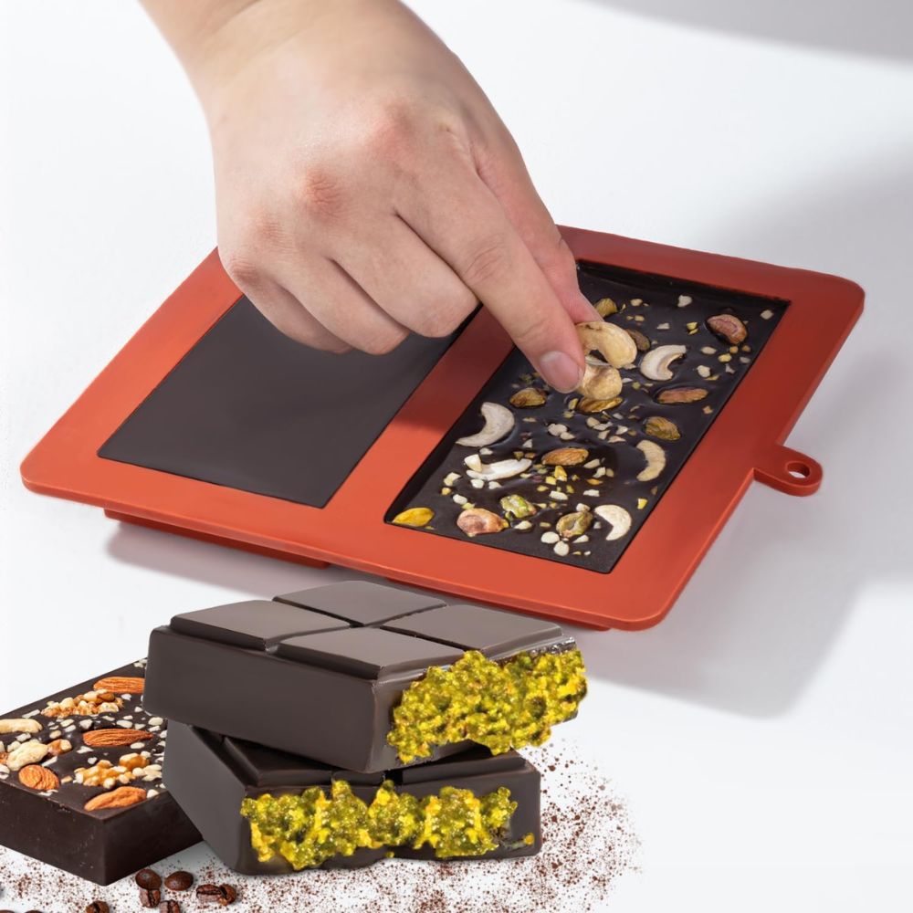 Dubai Chocolate Bar Food Safe Silicone Mold - alternate angle