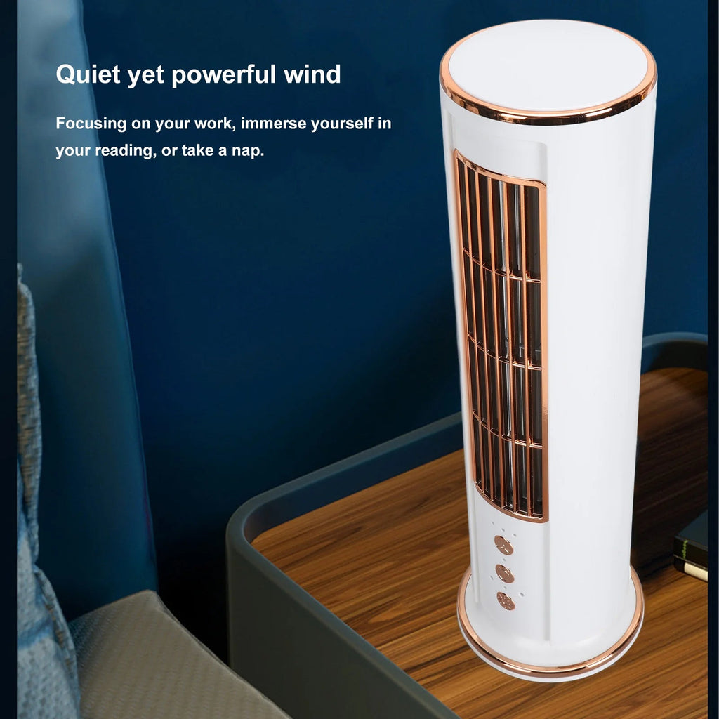 Bladeless Desktop Air Conditioner Fan with Remote Control - detail