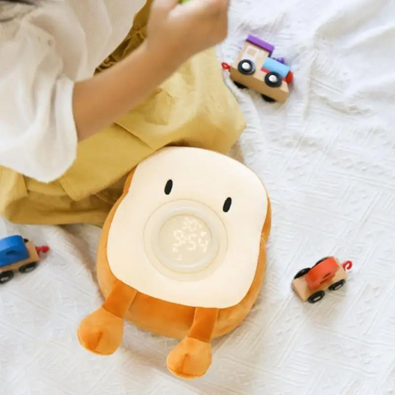 Alarm Clock Plushie with Night Light - detail