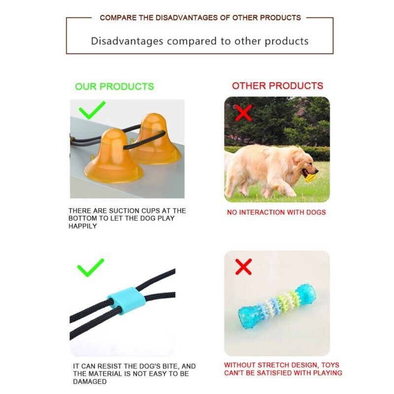 Dog Suction Toy - in use