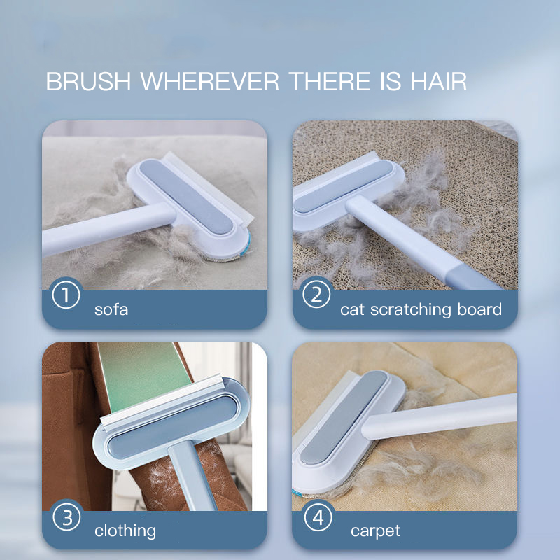 4 in 1 Pet Hair Remover Tool - in use