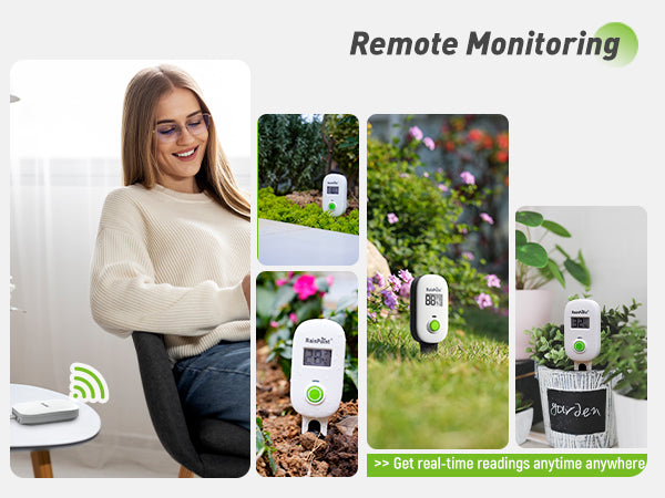 Smart Digital Wireless Plant Moisture Meter, Wireless - alternate angle