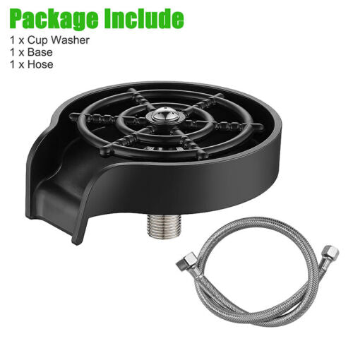 High Pressure Kitchen Sink Cup Rinser - in use
