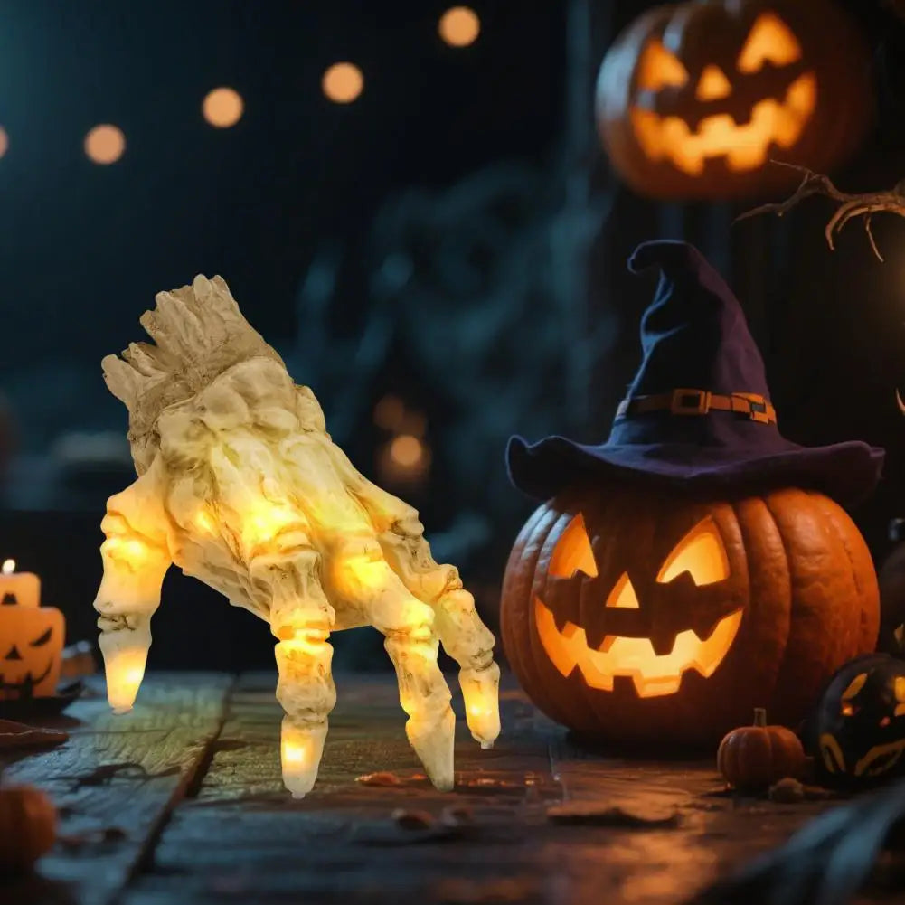 Crawling Skeleton Hand with Lights and Sound - alternate angle