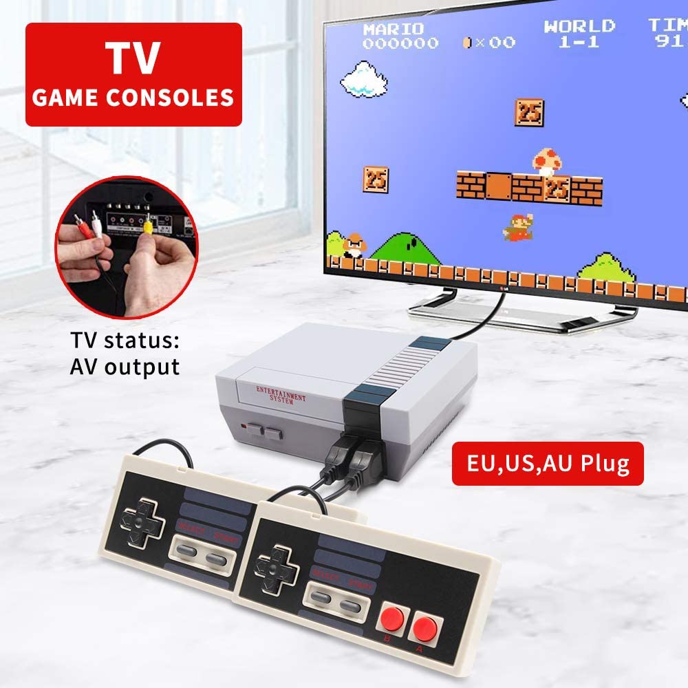 Retro Inspired Game Console 620 Games Loaded - alternate angle