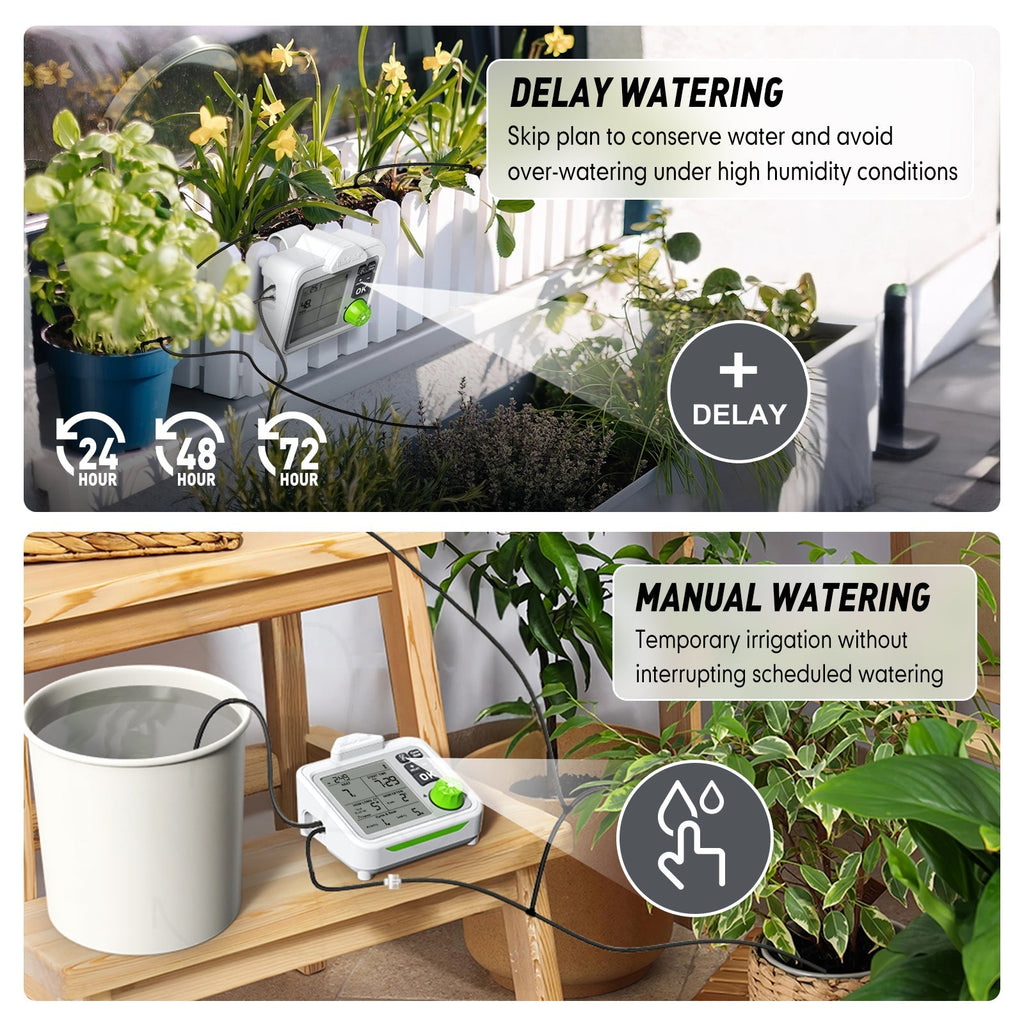 Rainpoint Automatic Plant Watering System With Large Display, Automatic - alternate angle