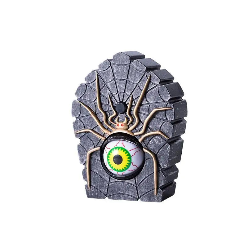 Creepy Spider Eyeball Doorbell Halloween Outdoor Ornament - detail