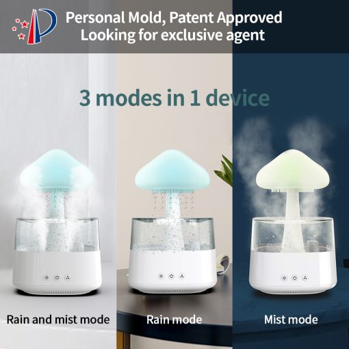 Rain Cloud Humidifier & Essential Oil Zen Diffuser - detail